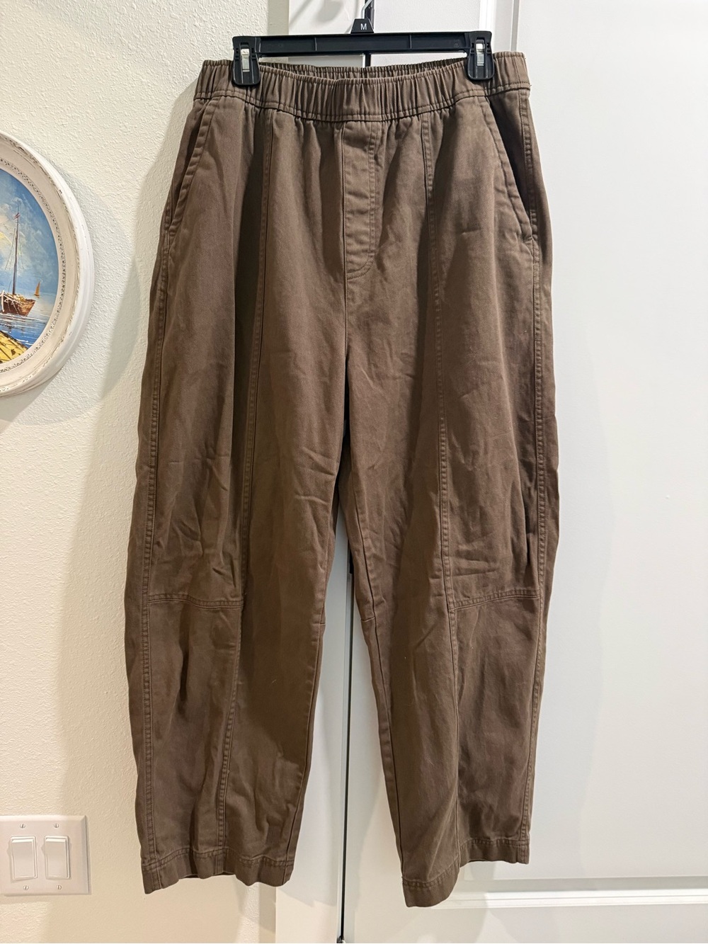 Old Navy High Waisted Barrel Ankle Pants
